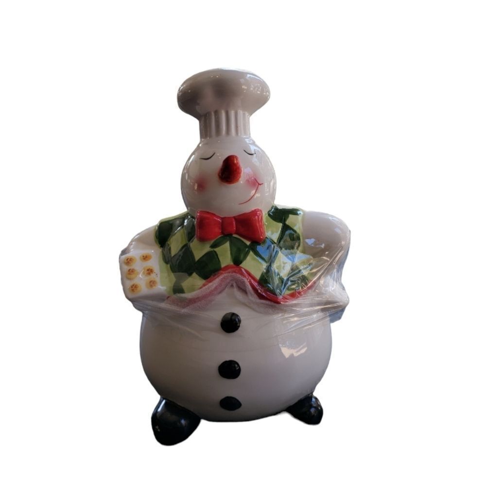 Snowman Candy Jar